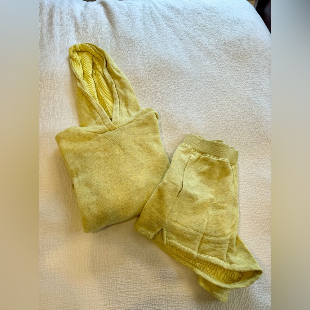 Madewell Yellow Sweatsuit